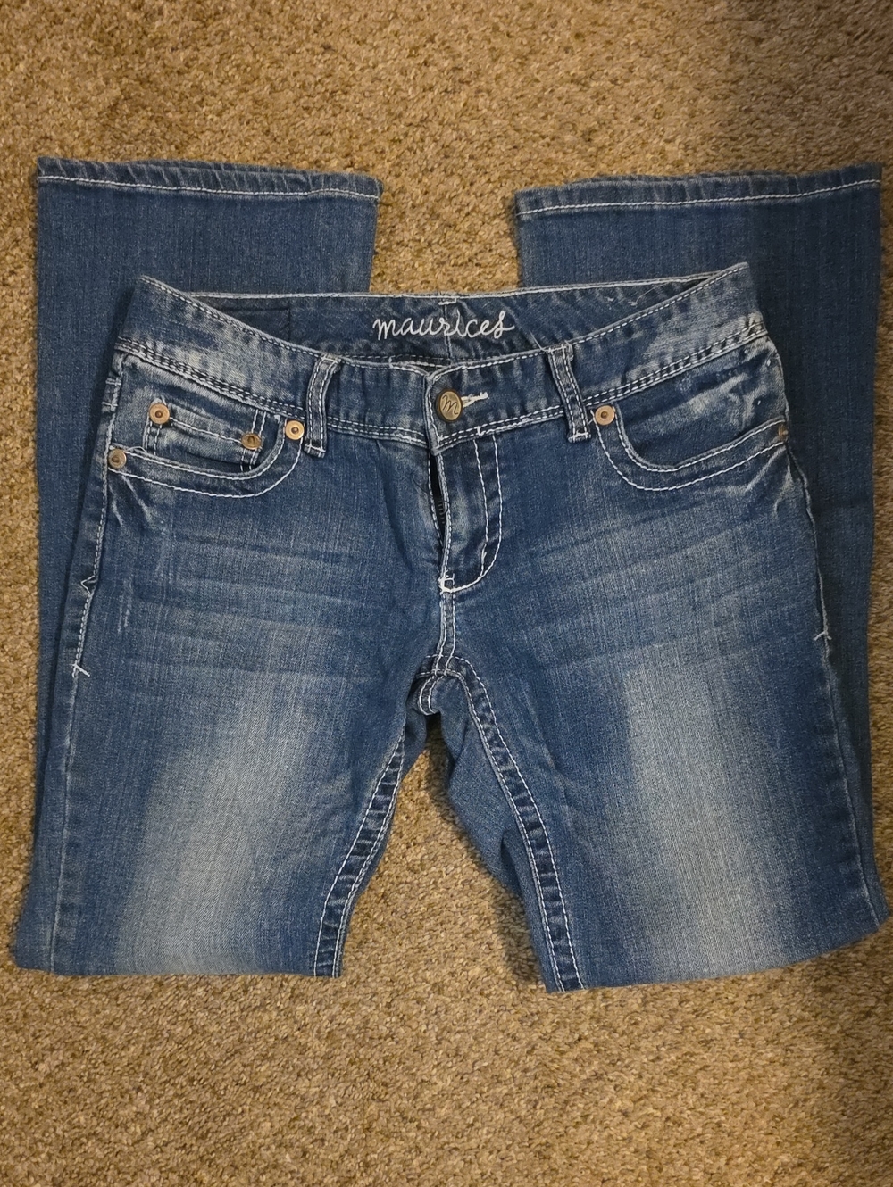 Maurices Women's Mid Blue Boot Cut Jeans